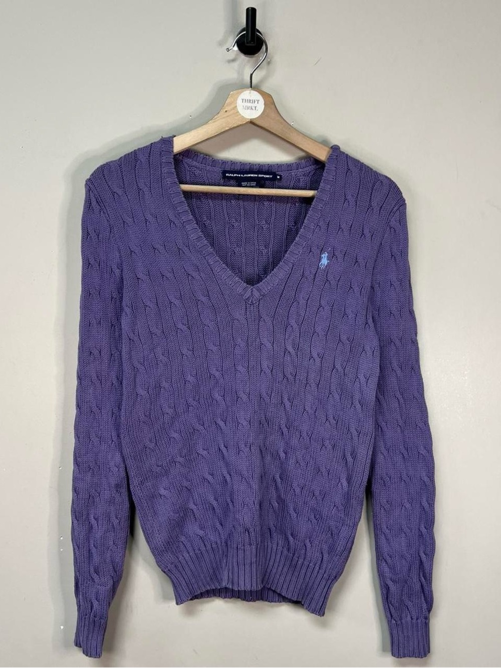 Vintage Polo Ralph Lauren Cable Knit Sweater